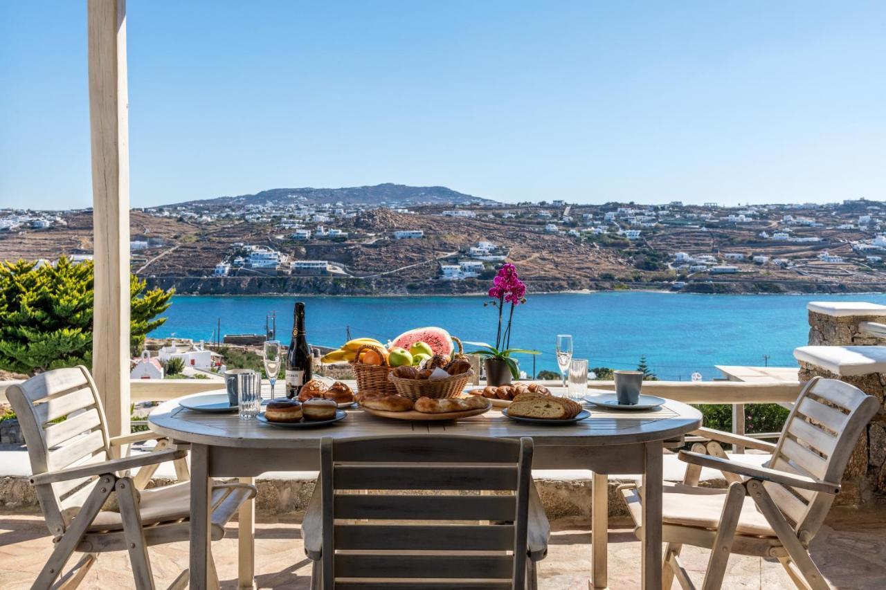 Yalos Mykonos Ornos Pouli Private Apartments W Shared Swimming Pool Mykonos Town Luaran gambar