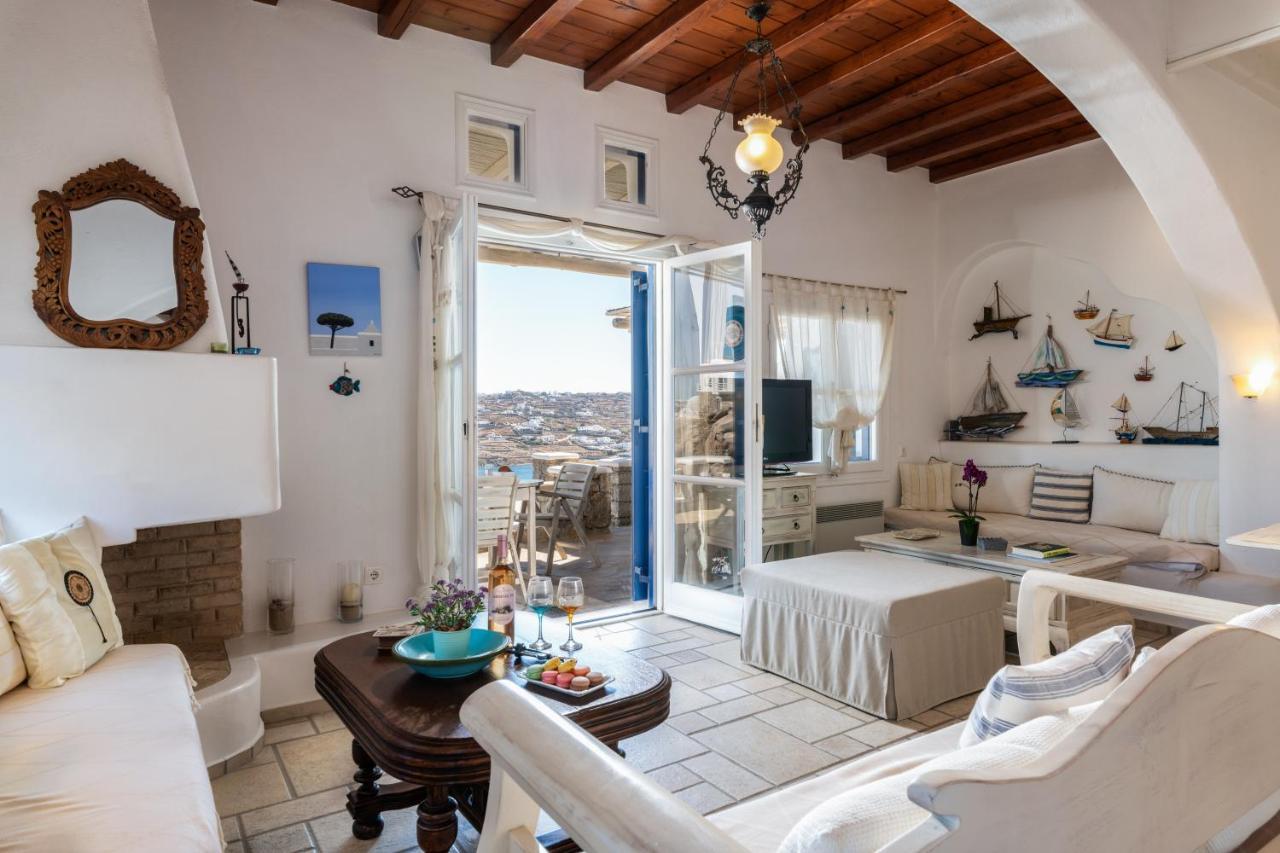 Yalos Mykonos Ornos Pouli Private Apartments W Shared Swimming Pool Mykonos Town Luaran gambar
