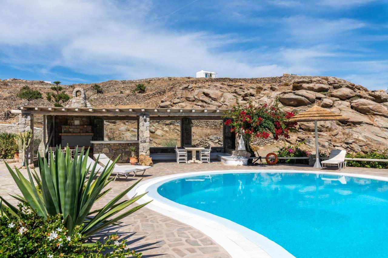 Yalos Mykonos Ornos Pouli Private Apartments W Shared Swimming Pool Mykonos Town Luaran gambar
