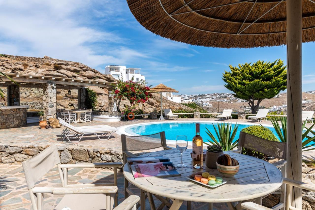 Yalos Mykonos Ornos Pouli Private Apartments W Shared Swimming Pool Mykonos Town Luaran gambar
