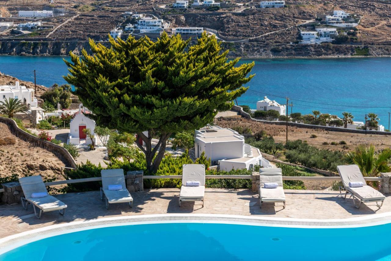 Yalos Mykonos Ornos Pouli Private Apartments W Shared Swimming Pool Mykonos Town Luaran gambar