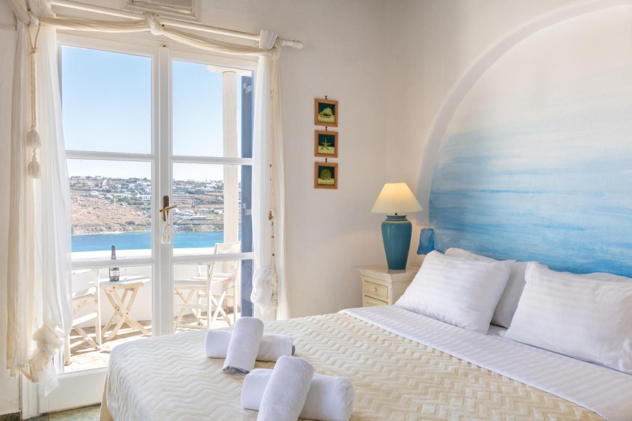 Yalos Mykonos Ornos Pouli Private Apartments W Shared Swimming Pool Mykonos Town Luaran gambar