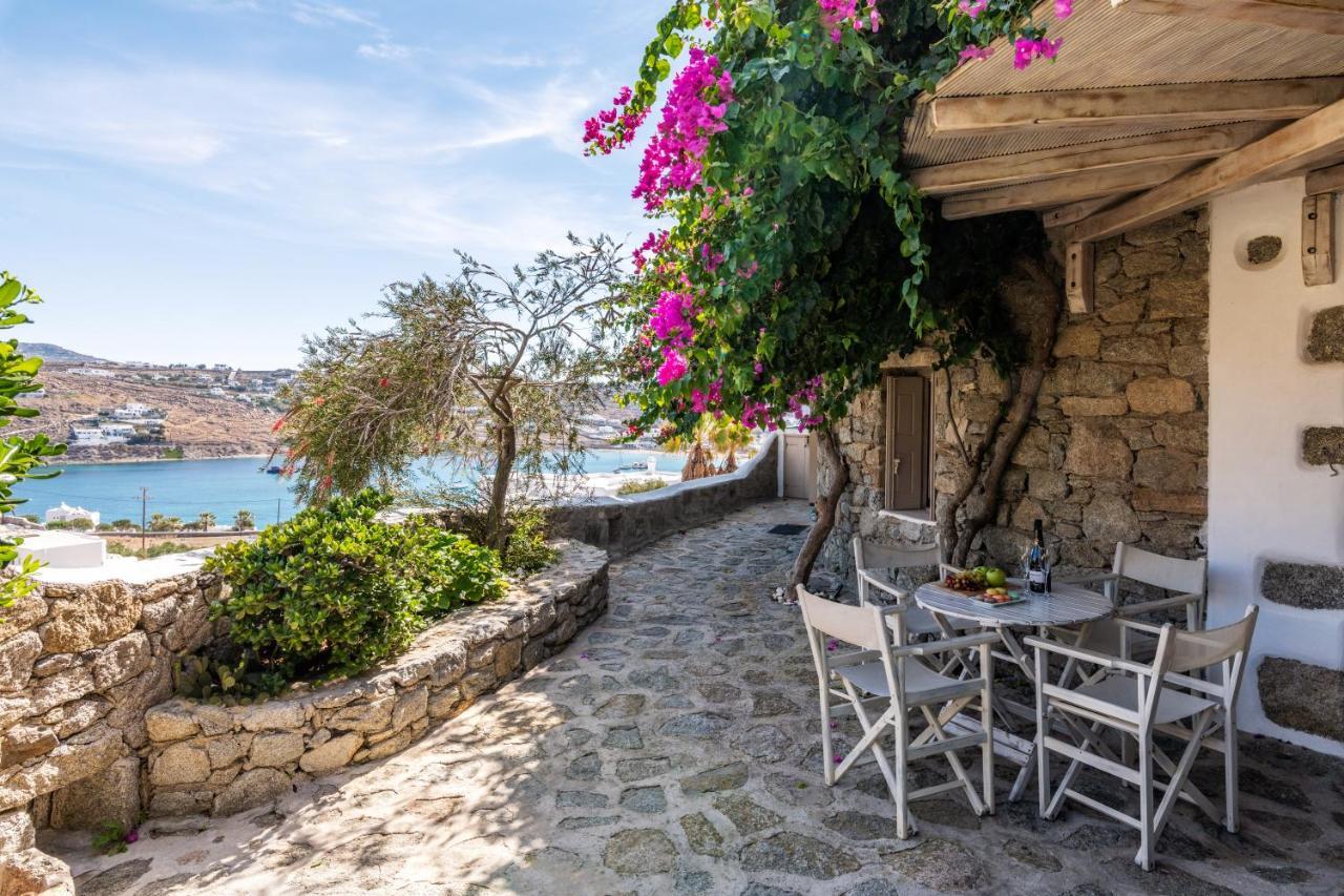 Yalos Mykonos Ornos Pouli Private Apartments W Shared Swimming Pool Mykonos Town Luaran gambar